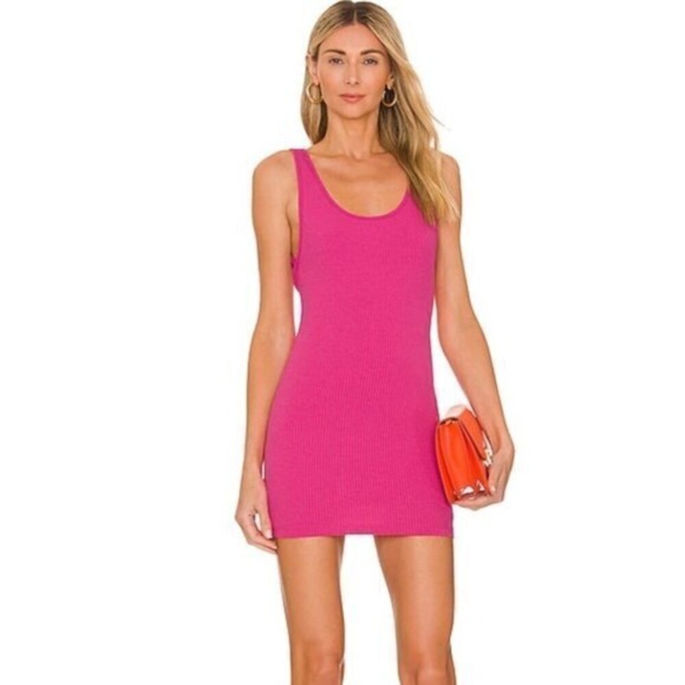 Superdown Knit Mini Dress - Hot Pink